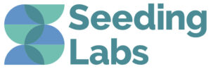 Seeding Labs logo featuring stylized geometric shapes and text.
