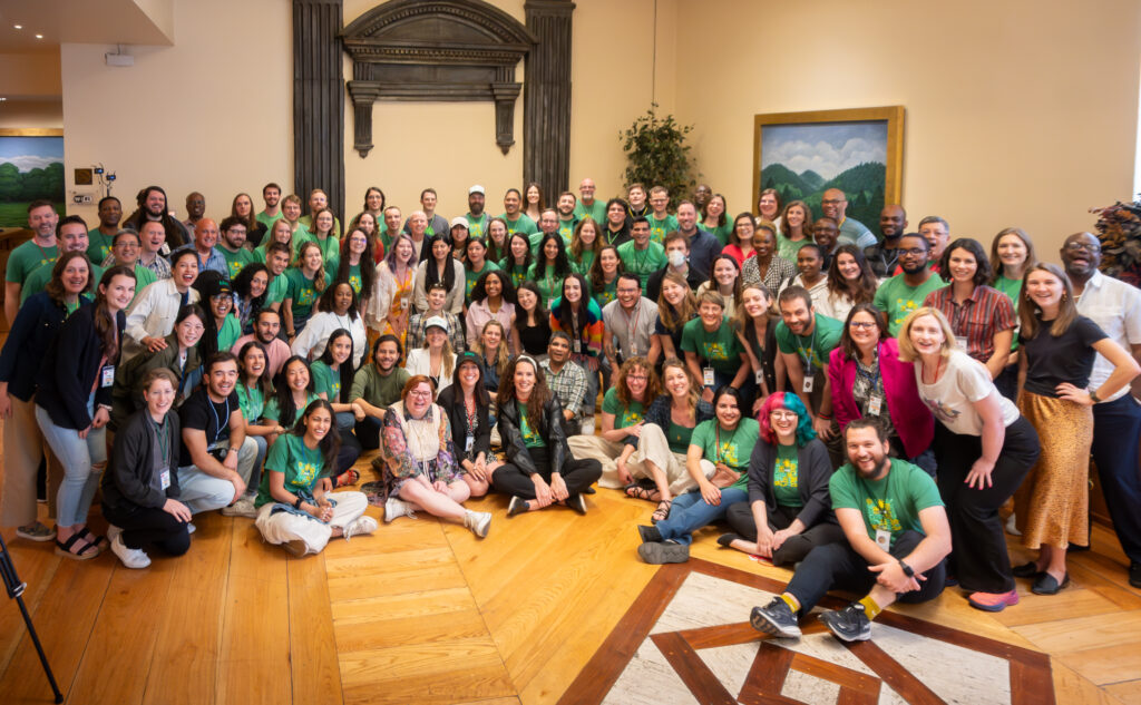 Large group of people, the Kiva team
